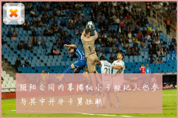 阴阳合同内幕揭秘小卡经纪人也参与其中并非卡舅独断