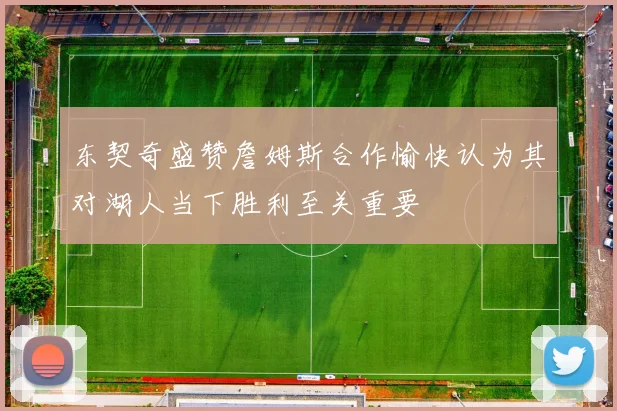 东契奇盛赞詹姆斯合作愉快认为其对湖人当下胜利至关重要