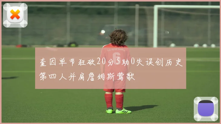 奎因单节狂砍20分5助0失误创历史第四人并肩詹姆斯莺歌